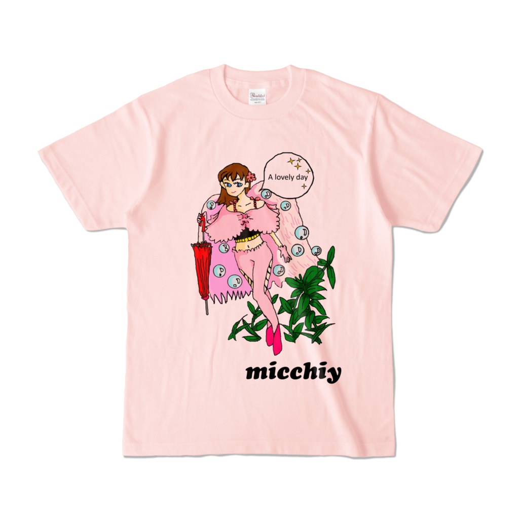 半袖Tシャツ ライトピンク13517124