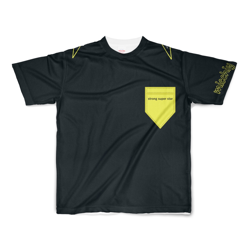 半袖Tシャツ ブラック strong super star 13871053