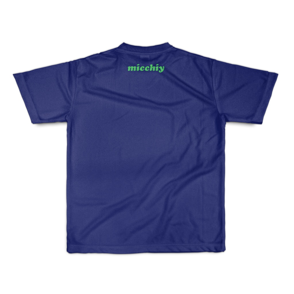 Tシャツ 半袖 花02 ネイビー