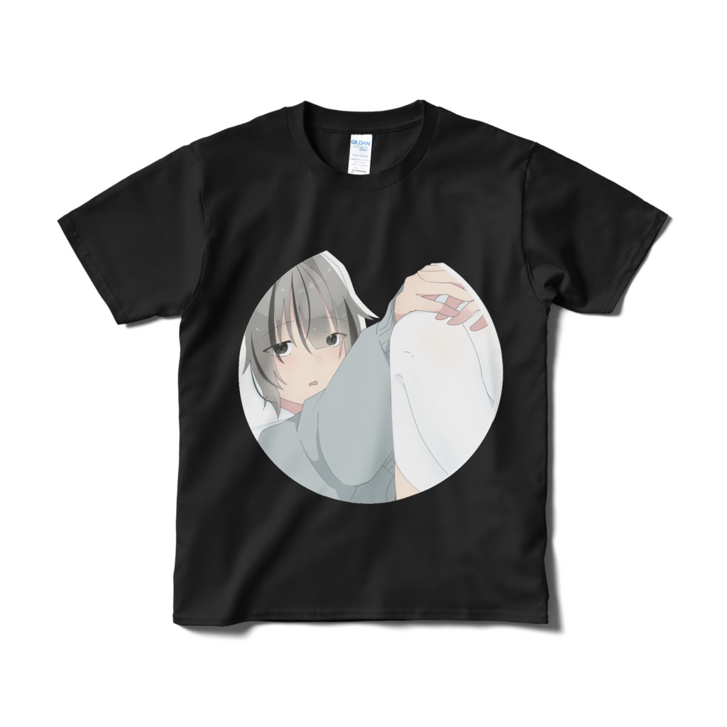 【アーさン】イラストTシャツ(黒)