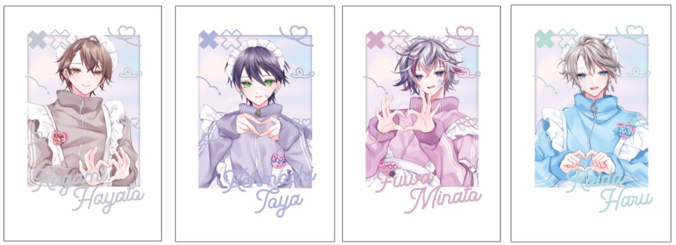 【新仕様】ろふまおジャージメイドチェキ風カード