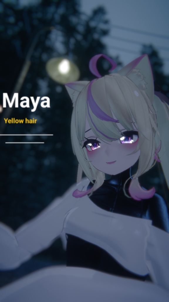 [舞夜 Maya] Yellow hair texture package
