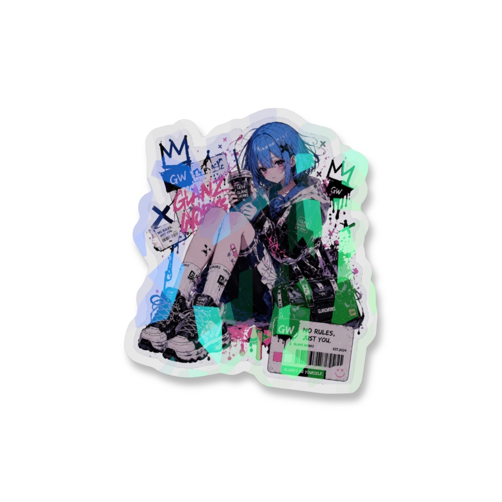 GW オリジナルホログラムステッカー