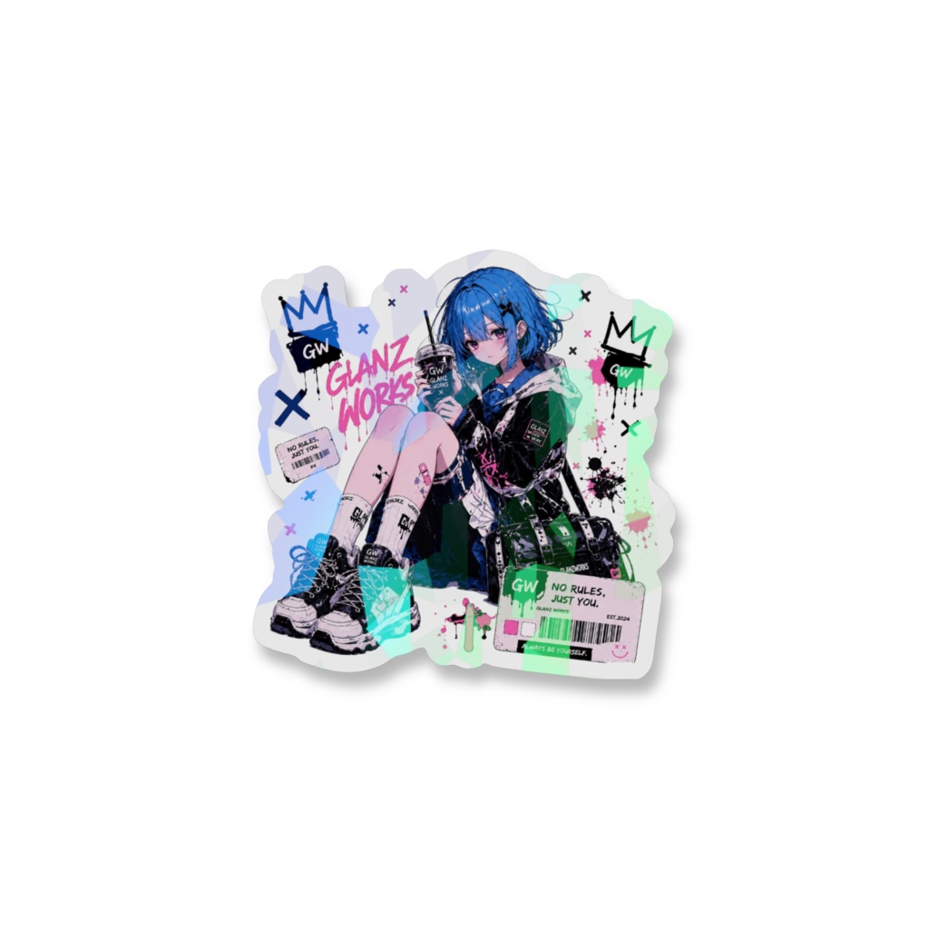 GW オリジナルホログラムステッカー