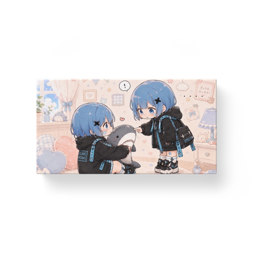 Glanz Works オリジナル モバイルバッテリー かわいい サメ