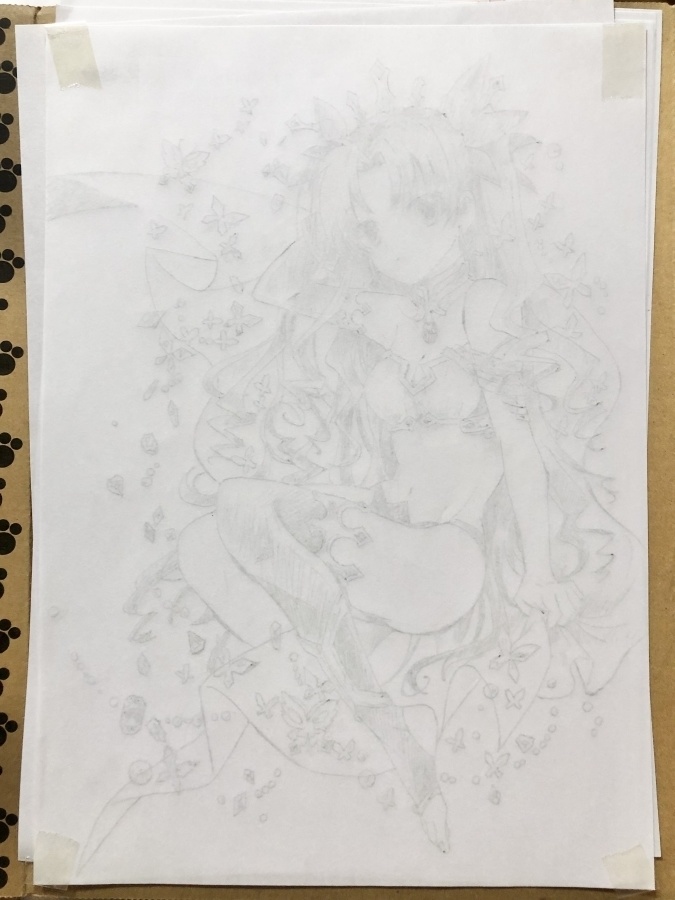 【原画】イシュタルFGO【アナログ原画】