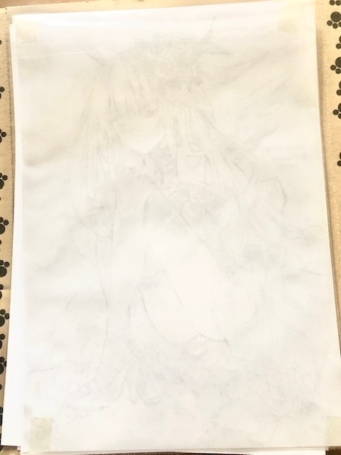 【原画】湊友希那【アナログ原画】