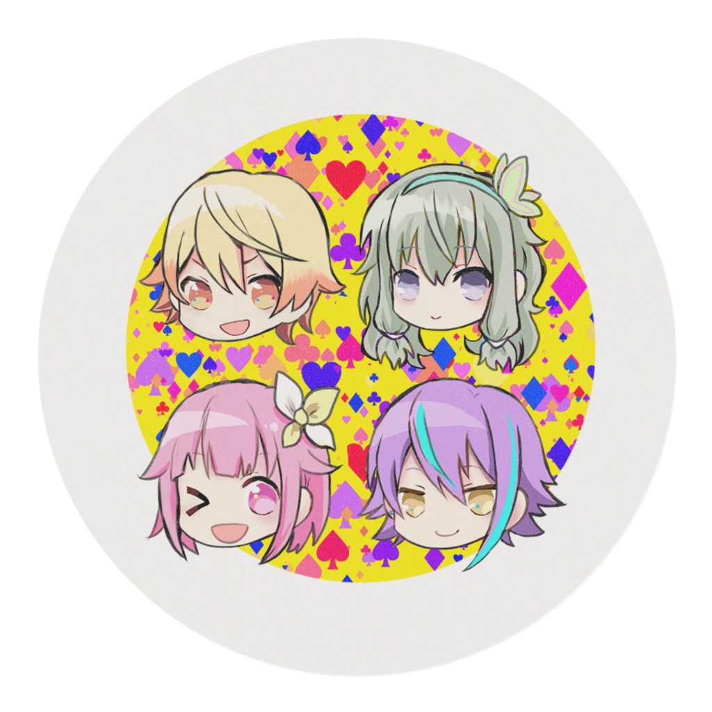 【プロセカ】ワンダショ4人 マスキングテープ【幅15mm】