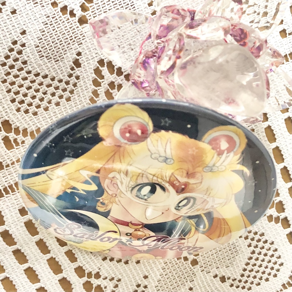 【匿名配送】セーラームーン缶ミラー76mmラメ加工【セラムン】02