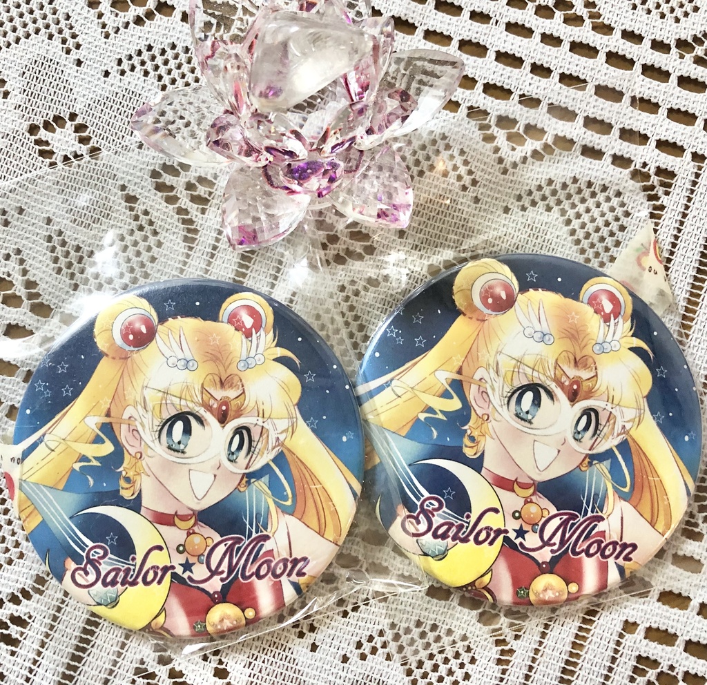 【匿名配送】セーラームーン缶ミラー76mmラメ加工【セラムン】03