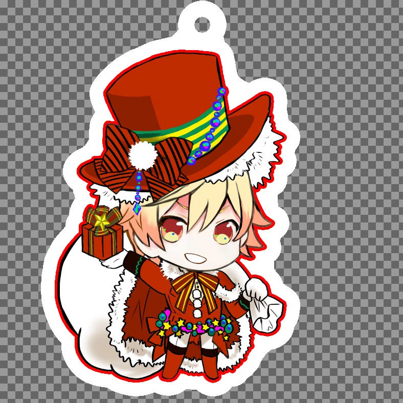 【プロセカ】天馬司サンタ服 アクリルキーホルダー