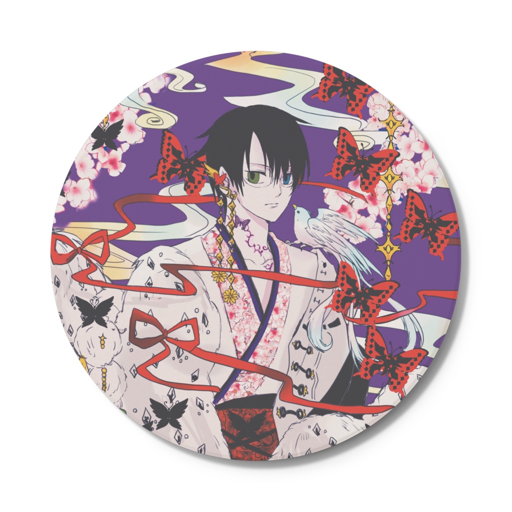 xxxholic 四月一日君尋・百目鬼静 缶バッジ 10点セット - コレクション 