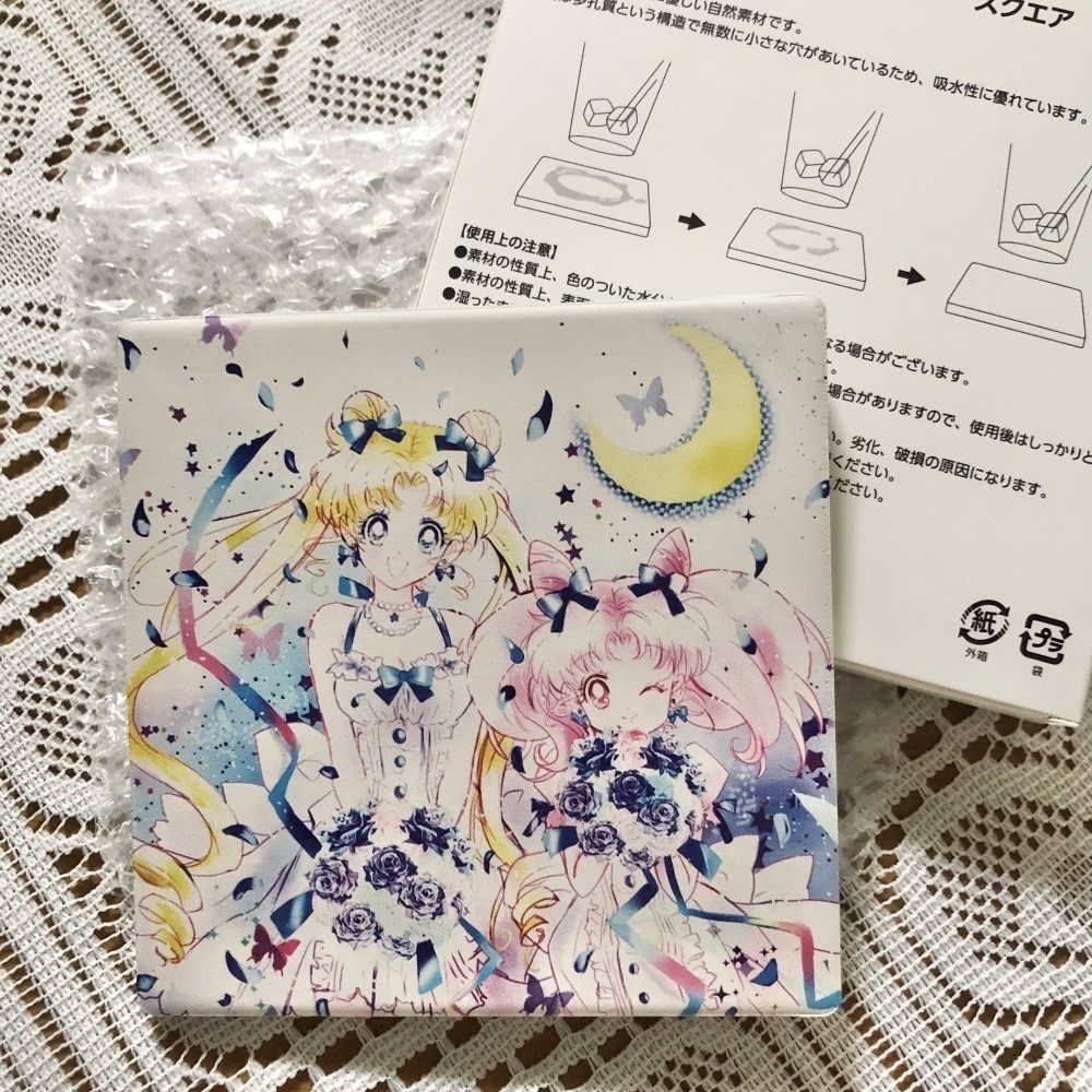 【セラムン】うさぎ&ちびうさ コースター