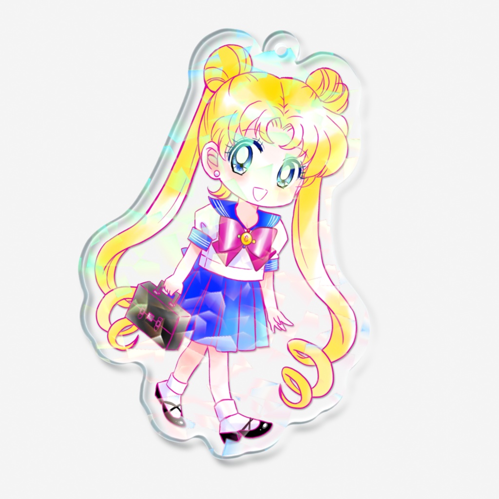 【セラムン】月野うさぎ ホログラムアクキー4種