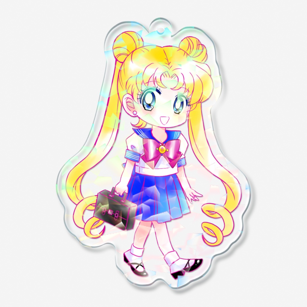 【セラムン】月野うさぎ ホログラムアクキー4種