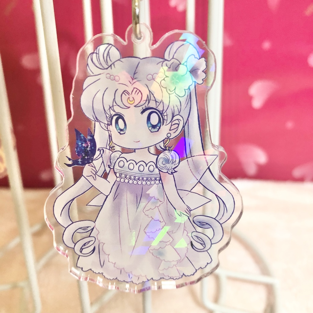 【セラムン】月野うさぎ ホログラムアクキー4種