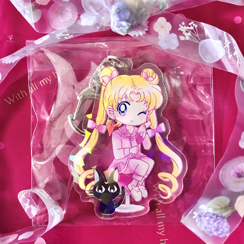 【セラムン】月野うさぎ ホログラムアクキー4種