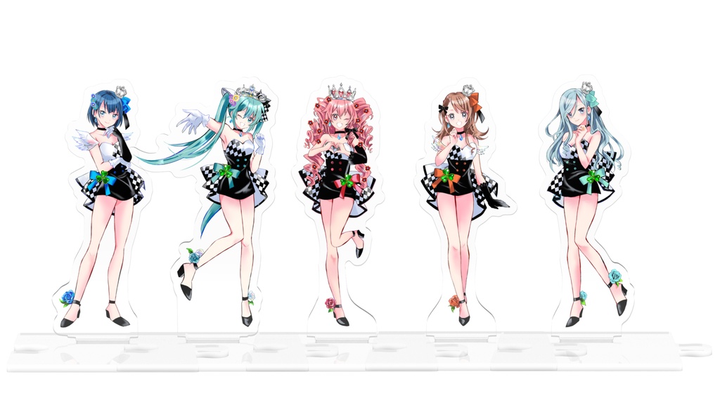 【プロセカ】モモジャン5人つながるアクスタ