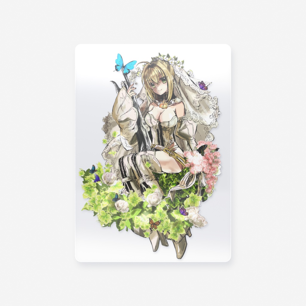 【FGO】セイバー・ブライド クリアカード