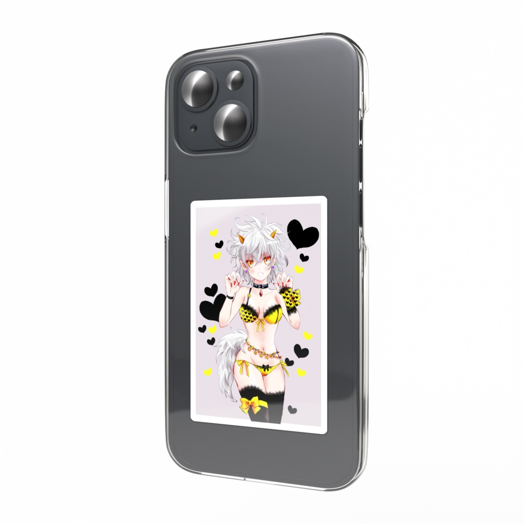 【一次創作・オリジナル】鬼っ娘 スマホステッカー