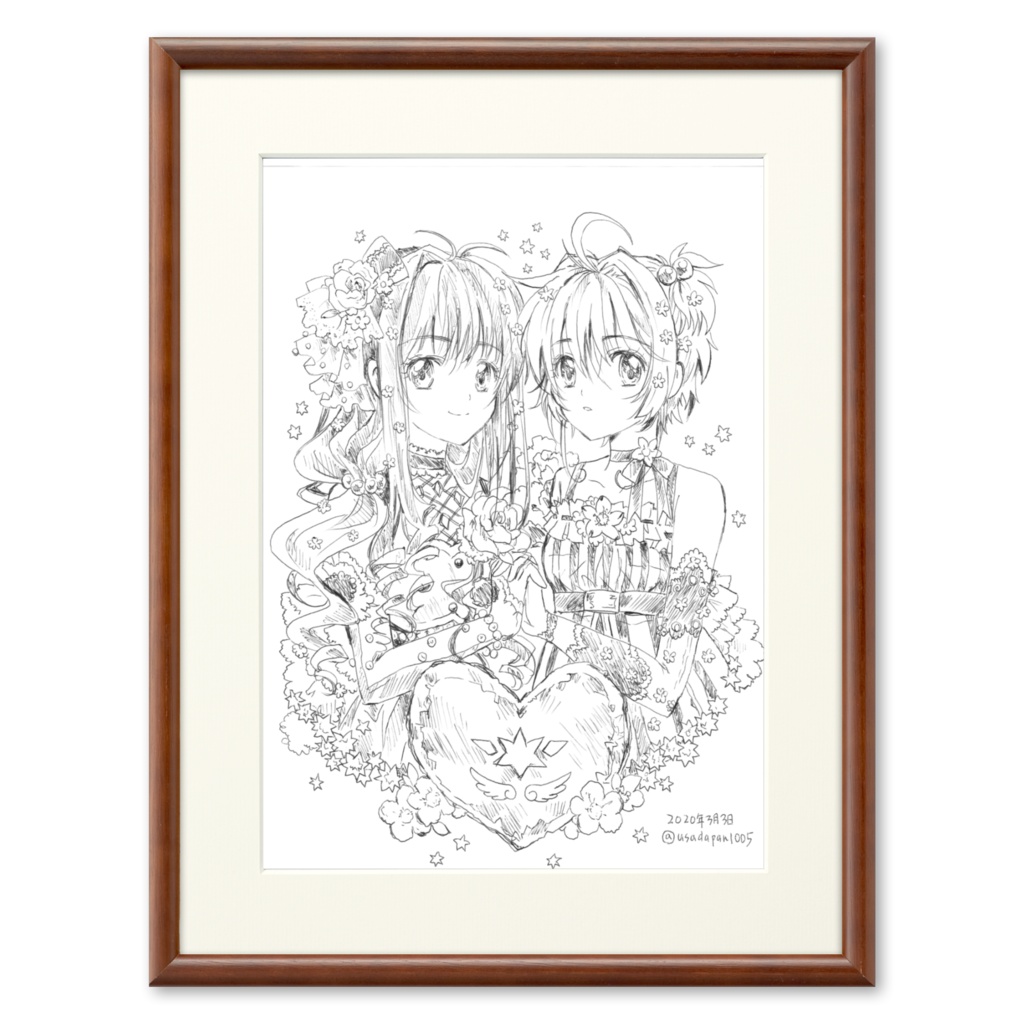 【CCS】知世とさくら 複製原画（プリモアート）