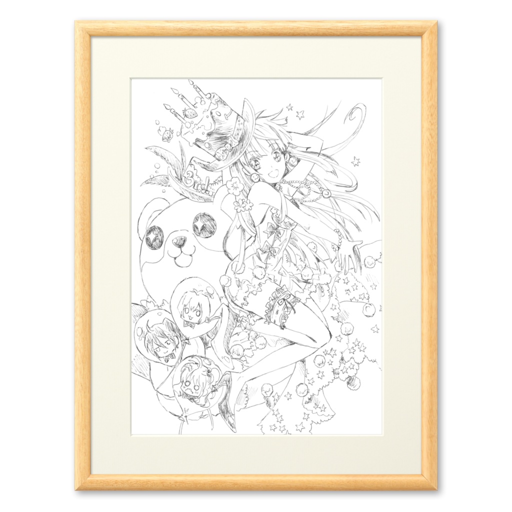 【バンドリ】弦巻こころ（ハロハピ）複製原画（プリモアート）