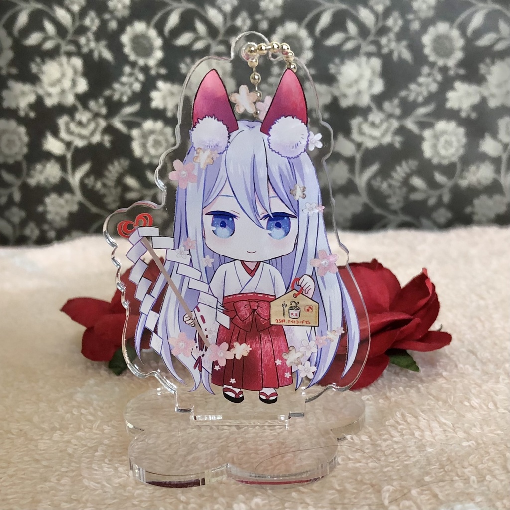 【匿名配送】宵崎奏(狐耳巫女)アクリルスタンドキーホルダー③【プロセカ】