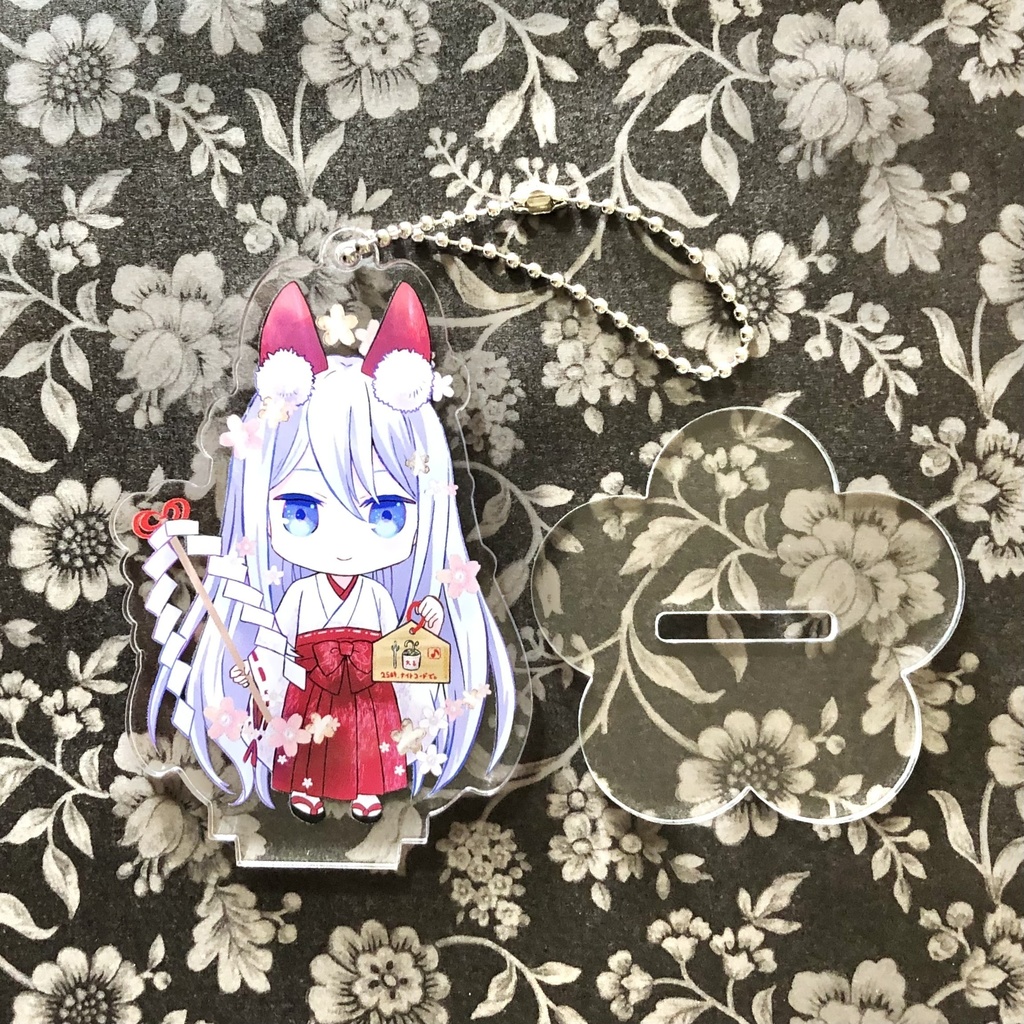 【匿名配送】宵崎奏(狐耳巫女)アクリルスタンドキーホルダー③【プロセカ】