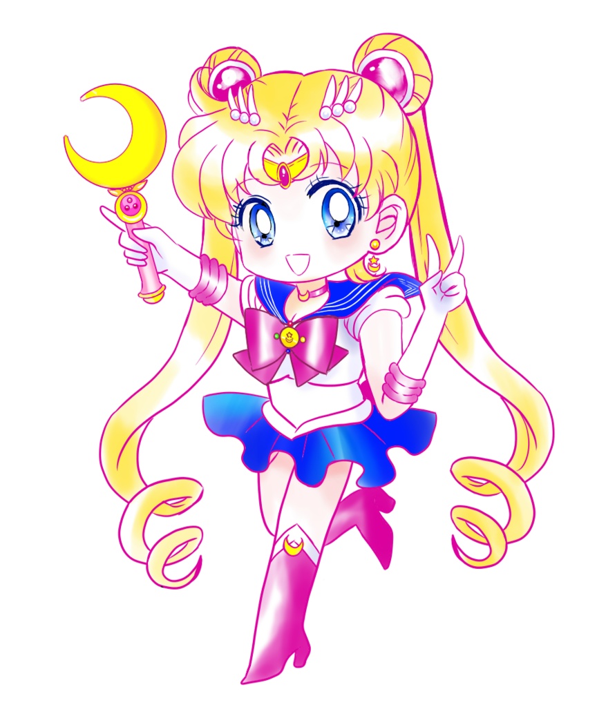 【匿名配送】セーラームーンアクリルリング【セラムン】