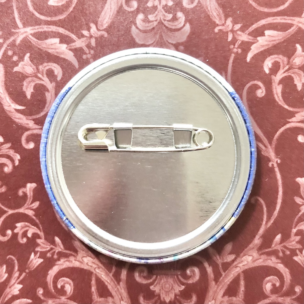 【匿名配送】うさぎ&ちびうさ ホログラム缶バッジ【セラムン・44mm】