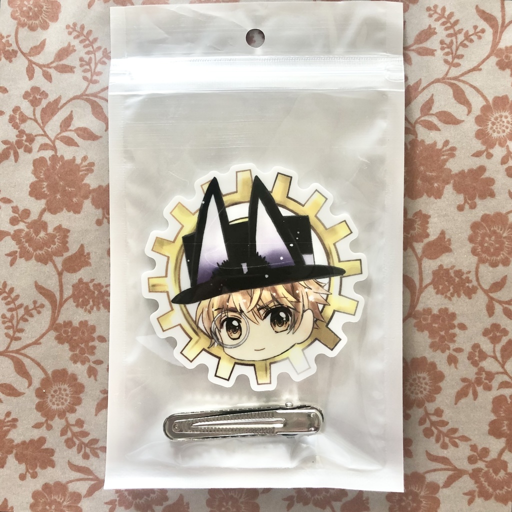 【CCS】時計の国のアリス（小狼） アクリルヘアクリップ