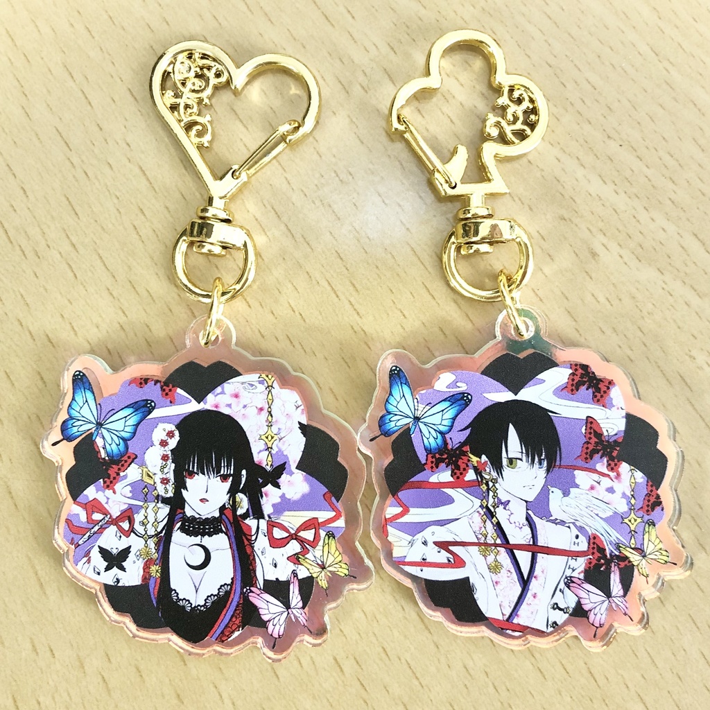 【匿名配送・非公式】xxxHOLiC（壱原侑子＋四月一日）オーロラアクキー