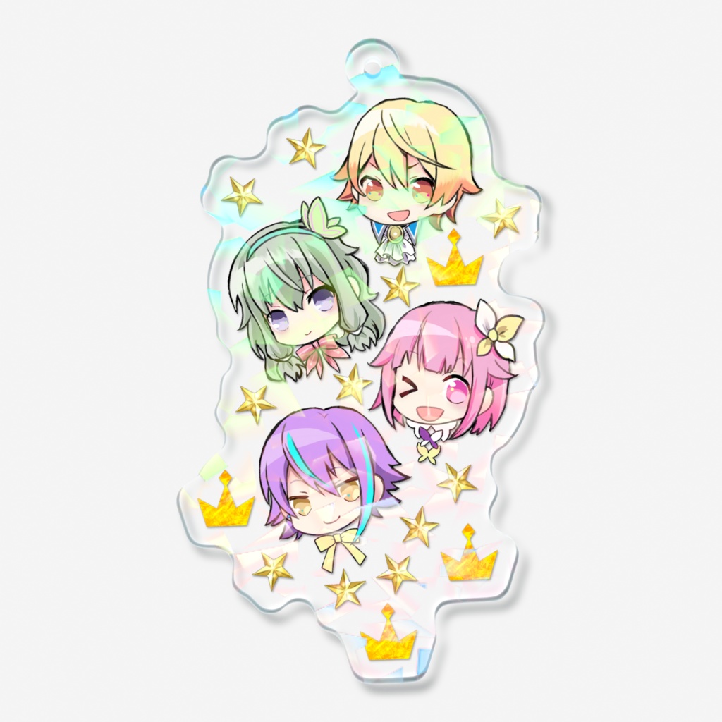 【匿名配送】ワンダショ4人ホログラムアクキー【プロセカ】