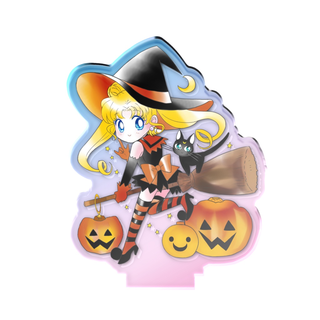 【セラムン】月野うさぎ(ハロウィン)オーロラアクスタ