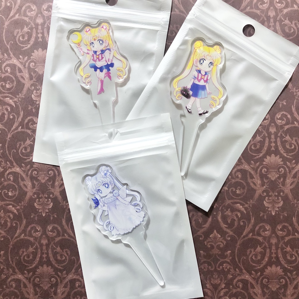 【匿名配送】セーラームーン アクリルピック3種類セット