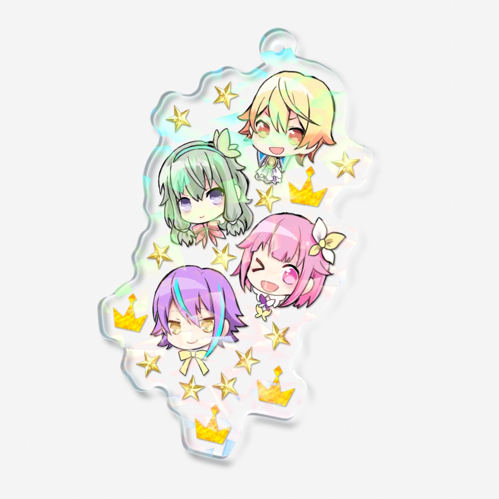 【匿名配送】ワンダショ4人ホログラムアクキー【プロセカ】