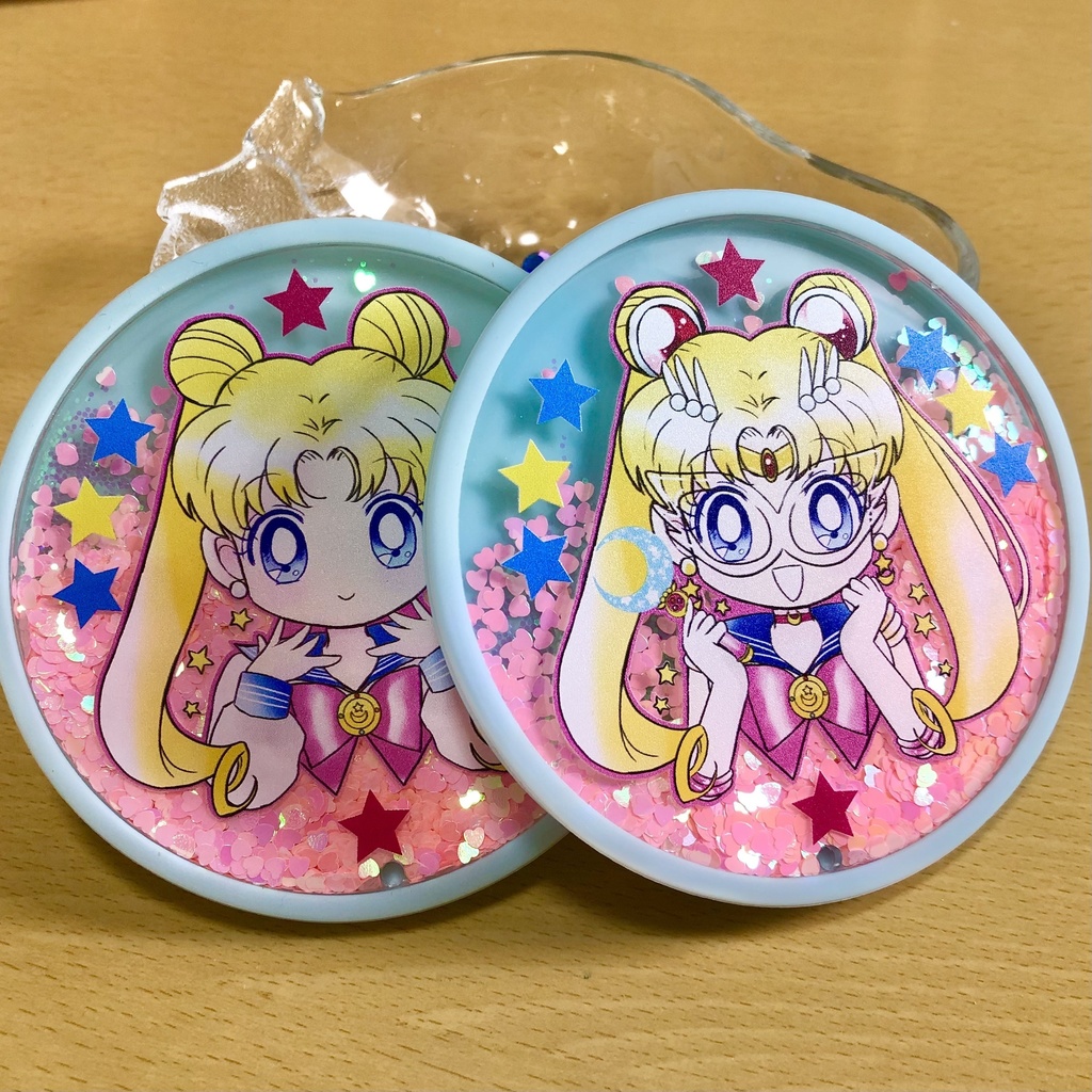 【匿名配送】セーラームーン グリッターコースター2種セット【セラムン】