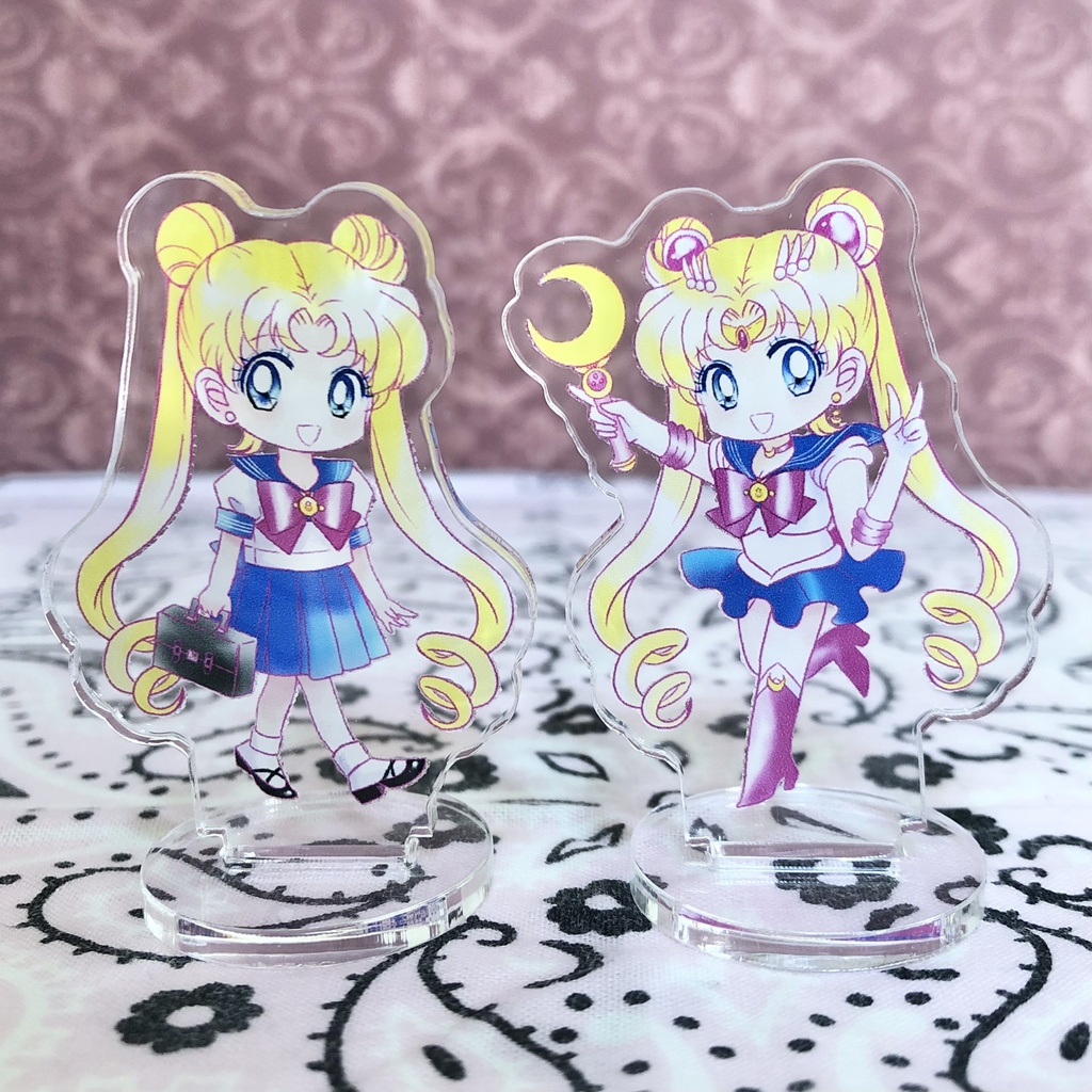 【匿名配送】セーラームーン＆うさぎアクスタ2種セット【セラムン】