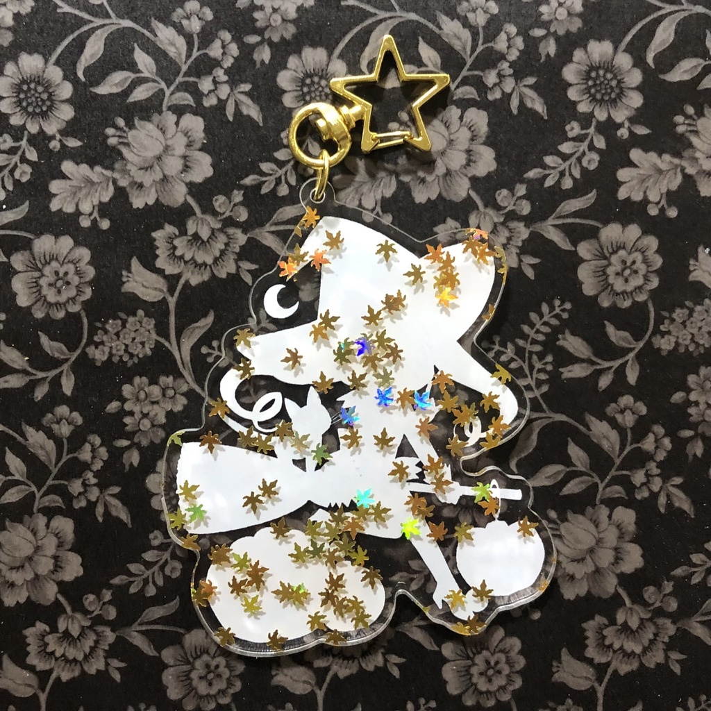 【匿名配送】月野うさぎ(ハロウィン・金色フレーク入り)アクキー【セラムン】