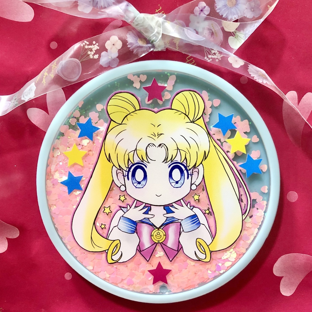 【匿名配送】セーラームーン グリッターコースター2種セット【セラムン】
