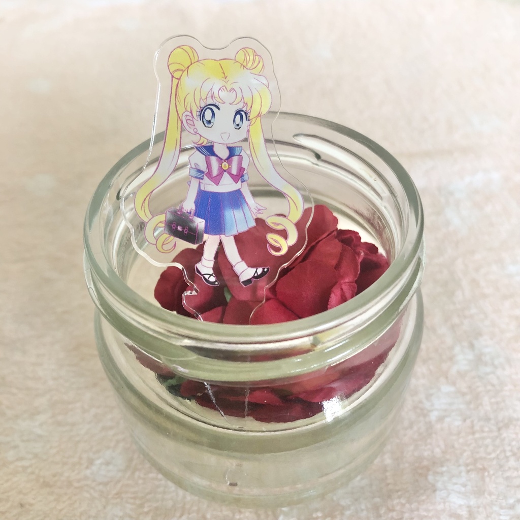 【匿名配送】月野うさぎ（制服姿） アクリルピック【セラムン】