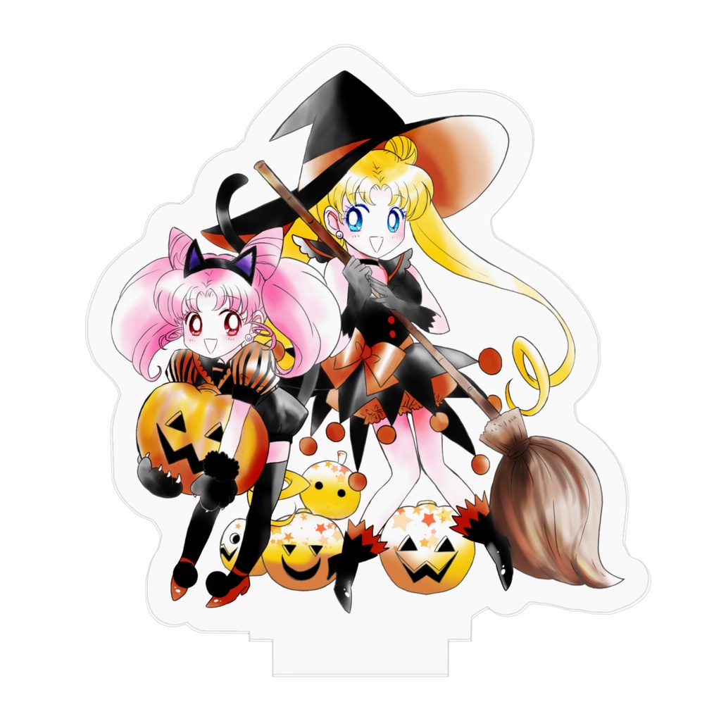 【セラムン】うさぎ&ちびうさ(ハロウィン)アクリルスタンド