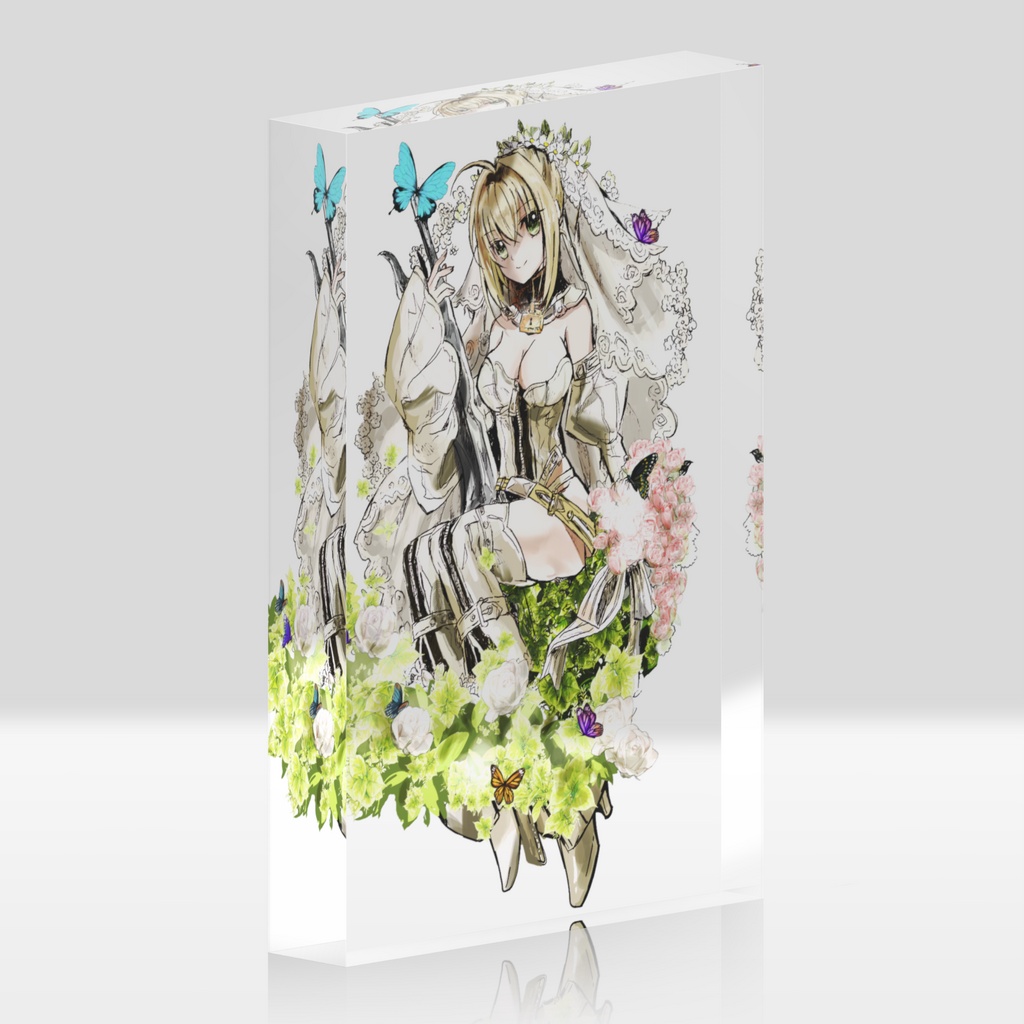 【FGO】セイバー・ブライド アクリルブロック