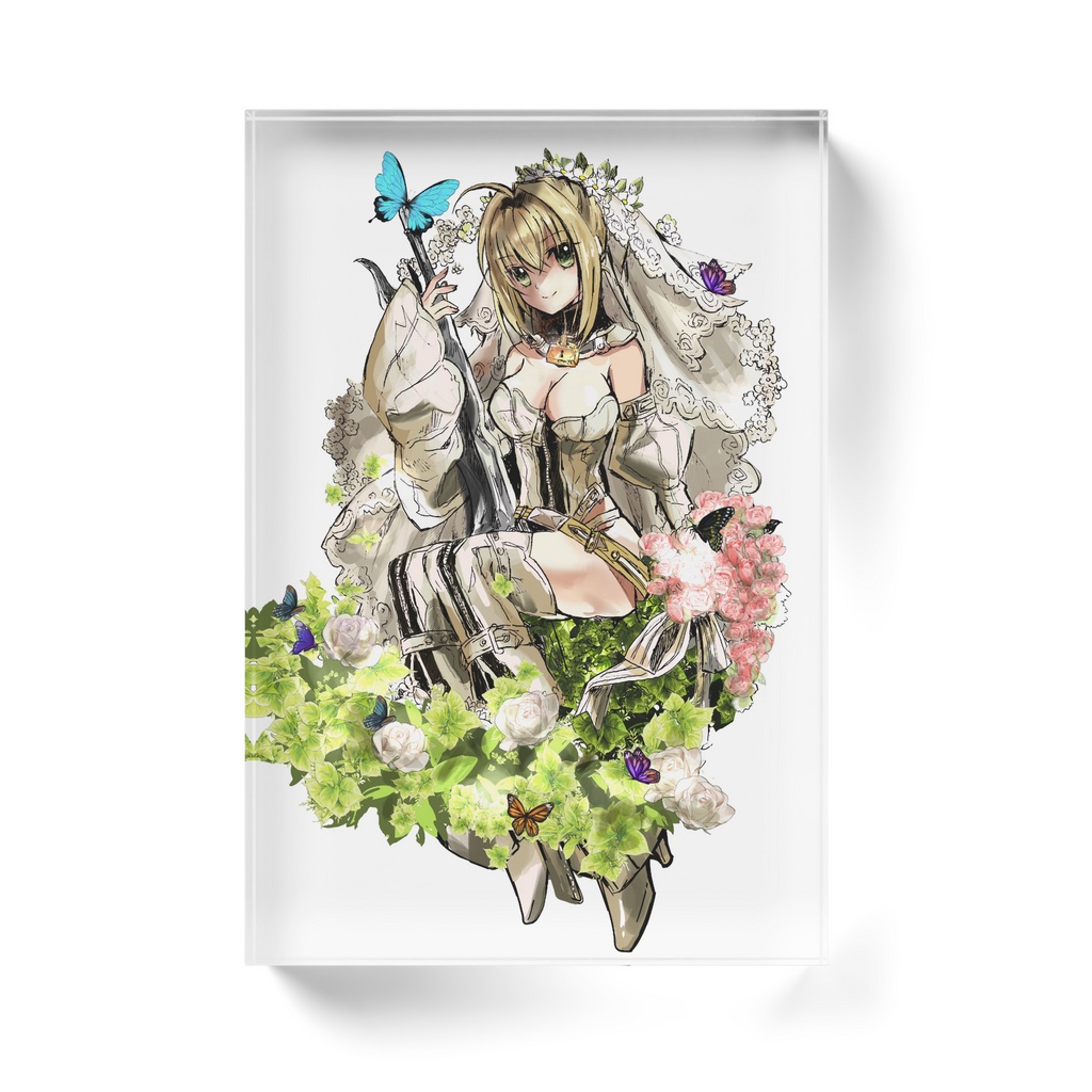 【FGO】セイバー・ブライド アクリルブロック