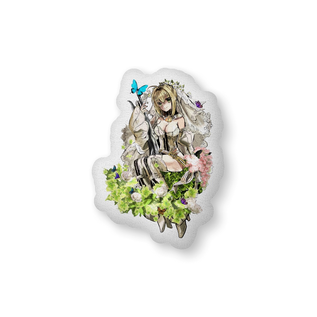【FGO】セイバー・ブライド ふかふかクッション中