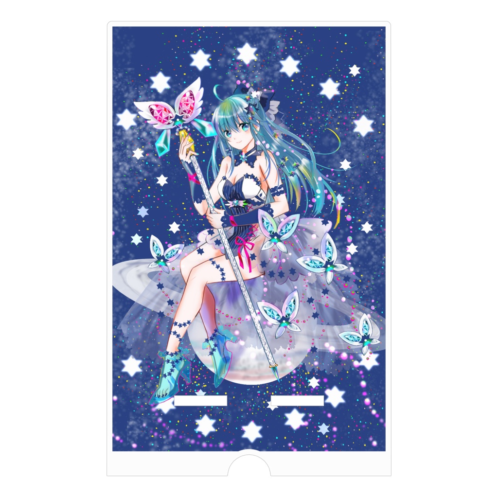 【一次創作・オリジナル】土星の守護者 スマホスタンド