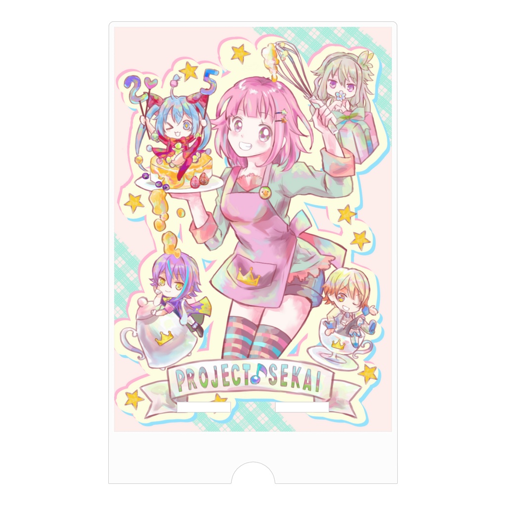 【プロセカ】ワンダショ(ティータイム)スマホスタンド