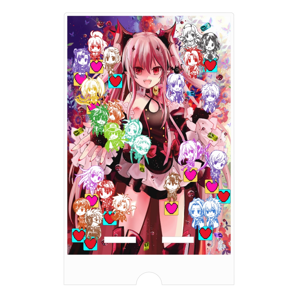 【終わセラ】クルル様(集合絵)スマホスタンド