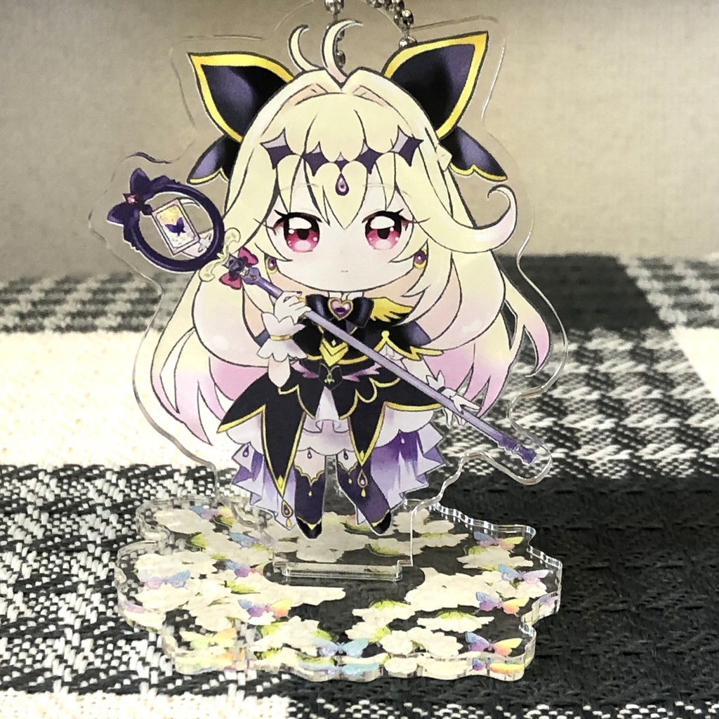 【匿名配送・非公式】キュアアルカナ・シャドウ（真顔）アクリルスタンドキーホルダー【たんプリ】
