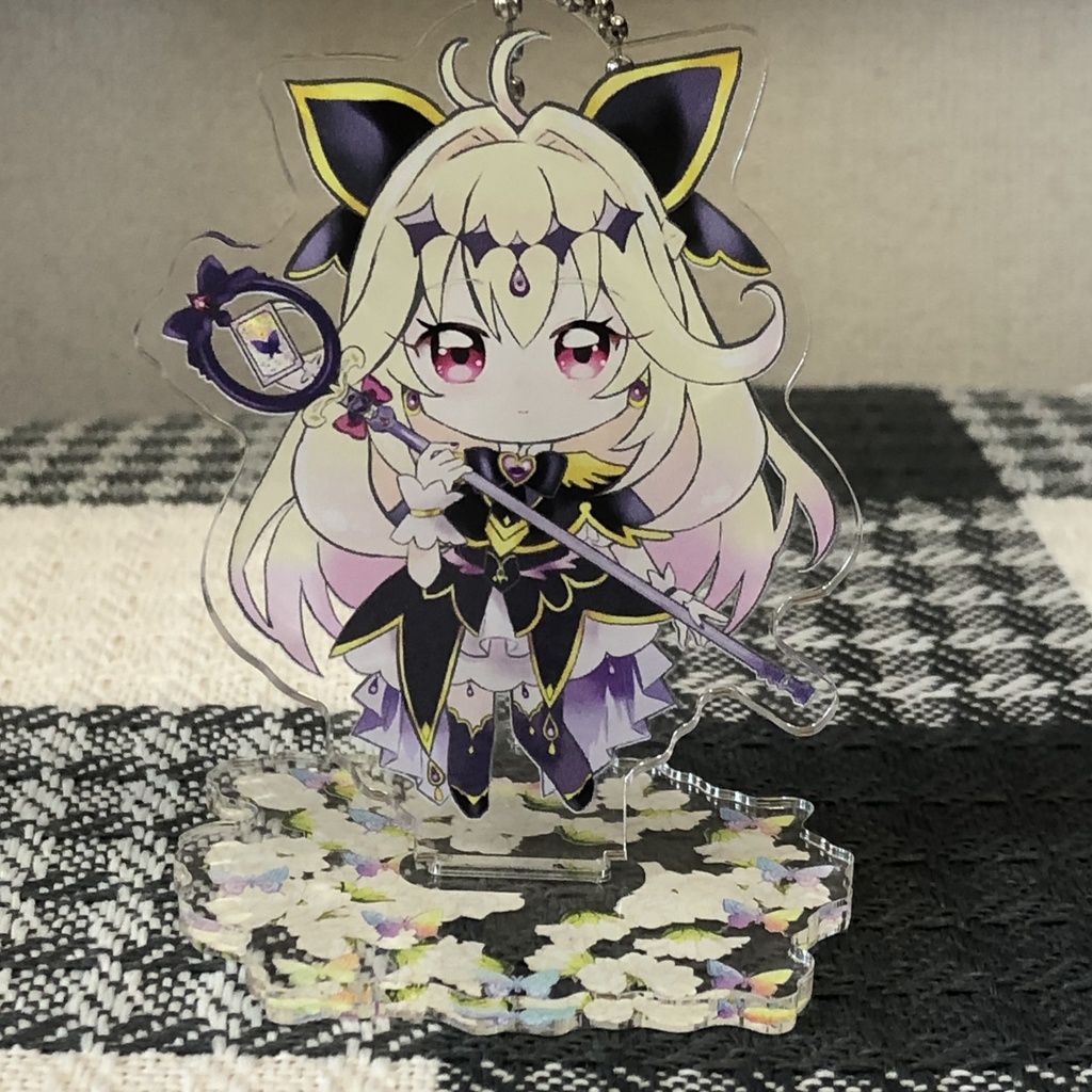 【匿名配送・非公式】キュアアルカナ・シャドウ（真顔）アクリルスタンドキーホルダー【たんプリ】